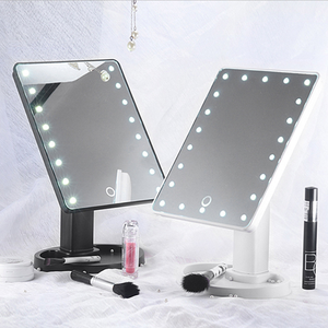 Wholesale 16 22 <strong>LED</strong> Lights Standing Table Desktop Cosmetic <strong>Mirror</strong> Low MOQ <strong>LED</strong> <strong>Makeup</strong> <strong>Mirror</strong> - Product Image 4