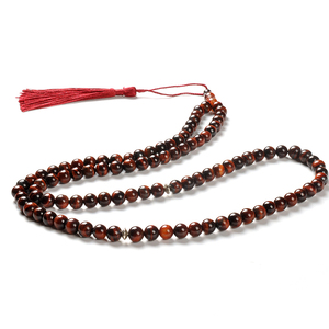 YS259 Tasbeeh Muslim Doa Allah Beads Kualitas Tinggi Diskon Besar Mata Harimau Batu Kalung Buatan Tangan Agama Ukuran Disesuaikan
