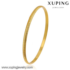 51468 Xuping Đồ Trang Sức Thiết Kế Đơn Giản Hign Chất Lượng Giá Rẻ Giá Vàng Mạ Bangle Cho Cô Gái - Product Image 2