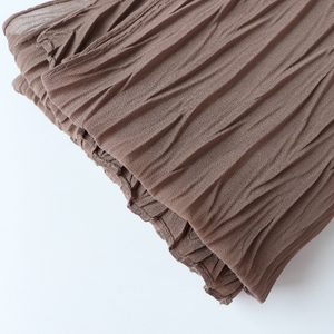 Mới 21 Màu Phụ Nữ Malaysia Khăn Rắn Đồng Bằng Xếp Li Khăn Trùm Đầu Khăn Choàng Mềm Dài Hồi Giáo Nhăn Nheo Khăn Trùm Đầu - Product Image 6