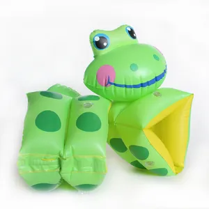 B04 Inflatable frog swimming floats Arm Bands wings swimming armlet inflatable pool floating pool inflatable