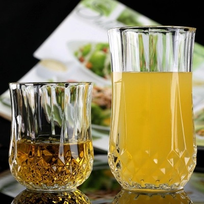 Custom logo lead free luxury heavy base whisky glasses old fashioned whisky glass