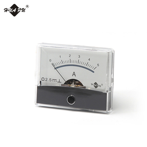 Ampèremètre à courant continu de forme rectangulaire, type pointeur, compteur analogique de panneau Bp-670 avec structure à bobine mobile - Product Image 2