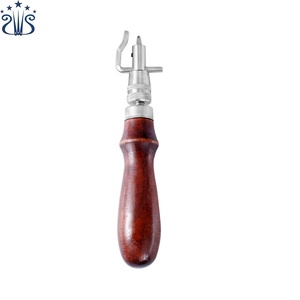 <span class=keywords><strong>Kit</strong></span> d'outils de maroquinerie artisanale 7-en-1 multifonctionnel réglable pour chanfreiner et rainurer le <span class=keywords><strong>cuir</strong></span> - Product Image 3