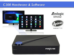 4k receptor de satélite Magicsee C300 <span class=keywords><strong>Android</strong></span> <span class=keywords><strong>Smart</strong></span> TV Box 2G + 16G <span class=keywords><strong>S2</strong></span> + T2 + C <span class=keywords><strong>DVB</strong></span> Triple sintonizador <span class=keywords><strong>Android</strong></span> 6.0 TV Box - Product Image 5