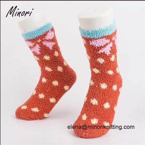 <span class=keywords><strong>Minori</strong></span> — chaussettes liste pour femmes, pantoufles, confortables, brillantes, Ultra douces à rayures - Product Image 4