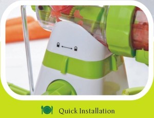 New Hand Operated <strong>Manual</strong> Slow <strong>Orange</strong> <strong>Juicer</strong>,Cold Screw Hand Press Vegetable <strong>Juicer</strong> for Better Life - Product Image 3