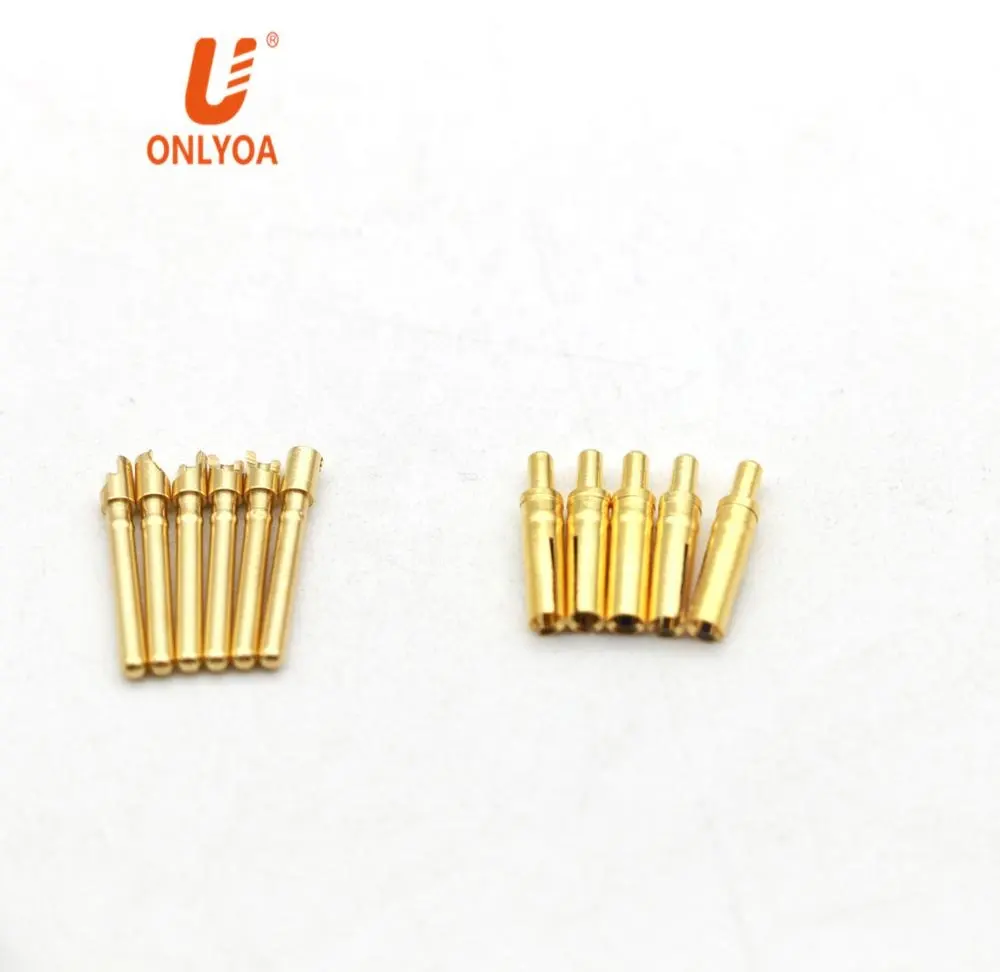 Elektrische 1.5mm banana stecker terminal pin stecker männlich und weiblich Brass pin vergoldet