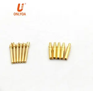 Conector de pino terminal de banana 1.5mm, conector macho e fêmea de latão banhado a ouro