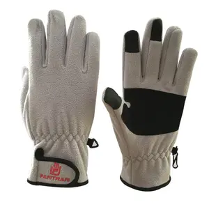 Polar fleece warm outdoor sport windproof and waterproof winter touch screen gloves
