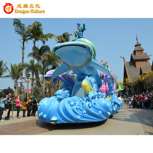 Peces decorativos flberglass flotador desfile del desfile fibra carrozas Festival decoraciones - Product Image 1