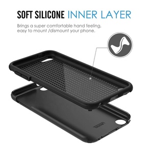 Moko 2 Trong 1 Trường Hợp Sốc Hấp Thụ TPU Bumper Siêu Mỏng Trường Hợp Bảo Vệ Với Cứng Cover Quay Lại Cho <span class=keywords><strong>Ipod</strong></span> Cảm Ứng 6 5 - Product Image 4
