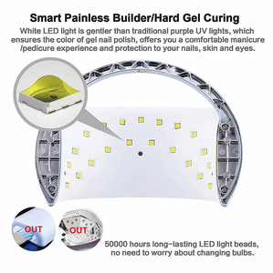 Nhãn Hiệu Riêng Máy Sấy Nhanh Đèn 48 Wát SUN6S <span class=keywords><strong>Uv</strong></span> Led Nail Gel Polish Chữa Khô Đèn Thông Minh Cảm Biến Cho Nail Art - Product Image 3