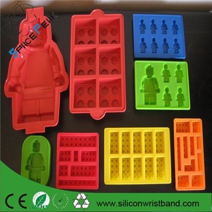 Diversión Lego robot bloques de goma pastel de chocolate moldes de silicona bandejas de cubitos de hielo y dulces - Product Image 2