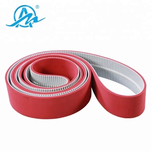 China de fábrica de <span class=keywords><strong>la</strong></span> venta <span class=keywords><strong>directa</strong></span> no estándar rojo de superficie de goma ATK5 pu correa de transmisión - Product Image 5