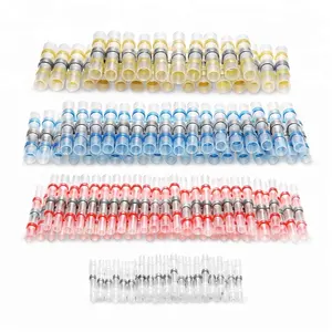 100PCS kit Waterproof Solder Seal Heat Shrink Butt Connectors Soldering Sleeve Wire Cable Terminal Electrical wire Connector