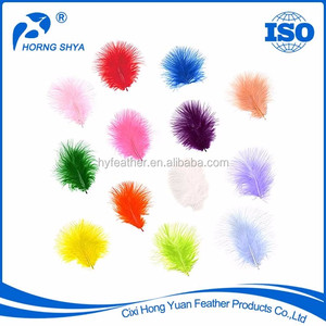 Horng Shya HP-14 Pavo Pluma del Marabú Turquía Marabú Corto Abajo 3 Pulgadas - Product Image 1