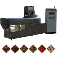 Fully Automatic PLC Controlled Special Alloy Twin Screw Extruder Floating Fish Feed Making Machine