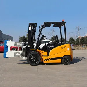 Karşı denge elektrikli rulo kelepçe Forklift kağıt ucuz fiyat 3.5T dört tekerlekli CPD 35 Mini 3m güçlü palet taşıyıcı DC MOTOR