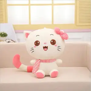 Индивидуальный LEVIN аниме мягкая розовая милая плюшевая игрушка Кот на удачу для детей