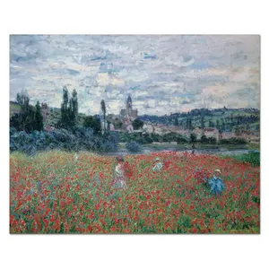 Riproduzione di dipinti ad olio di paesaggio impressionista con paesaggio marino ben noto di Claude Monet dipinto a mano