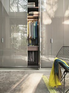 Construit dans les armoires avec porte coulissante chambre design pour dame - Product Image 5