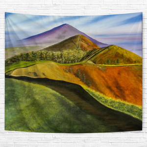 Лесной речной пейзаж настенный гобелен богемная Мандала хиппи гобелен из 100% полиэфирной ткани тканый с принтом OEM простой WK AUBUSSON - Product Image 2