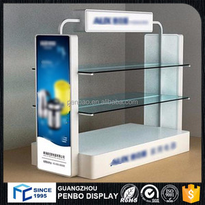 Personalizados de alta calidad LED iluminado pared de madera escaparate de <span class=keywords><strong>tienda</strong></span> de electrodomésticos - Product Image 1