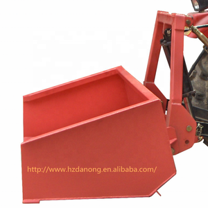Bac de transport <span class=keywords><strong>hydraulique</strong></span> robuste à <span class=keywords><strong>3</strong></span> <span class=keywords><strong>points</strong></span> pour <span class=keywords><strong>tracteur</strong></span>, bac de ramassage arrière pour neige et sable - Product Image 3