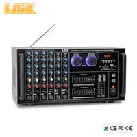 Laix BT-8000 Avec Vhf Uhf Micro DVD HF Hifi Transformateur Pilote Module Musique Actifs Puissance Ktv EQ Amplificateur