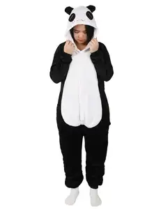 Adulte Panda Onesie Pyjamas Unisexe Animaux Outfit Halloween Kigurumi Cosplay Costume