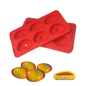 Mango Design Silicone Mold Cake Mold DIY 3D Fruit Mould Mousse Cake Cookie Muffin Soap Baking Tools