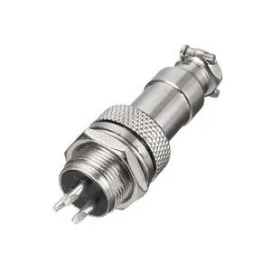 ONLYOA GX12 M12 3 pin subminiature circular connector exterior threaded electrical connectors