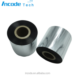 Custom negro compatible TTR rollo de Cinta de Cera para la impresión de etiquetas de código de barras Térmica - Product Image 1