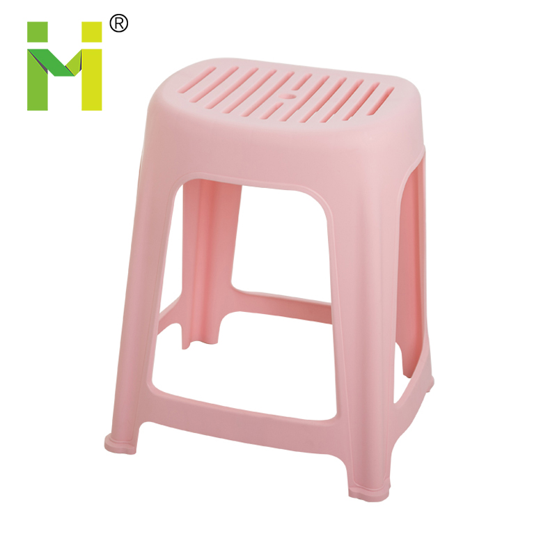 Лидер продаж, дешевый прямоугольный барный стул, пластиковый ступенчатый кухонный стул высотой 12 дюймов, удобный пластиковый садовый стул