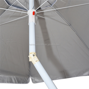 210 cm azul con ventilación plata forrado <span class=keywords><strong>poli</strong></span> nylon playa paraguas de sol al aire libre sombra - Product Image 6