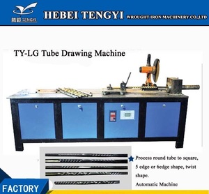 Allemand qualité Chine prix forgé <span class=keywords><strong>fer</strong></span> tube twist machine tube dessin machine - Product Image 1