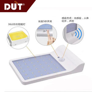 Đèn Năng Lượng Mặt Trời Gắn Tường 5.5V <span class=keywords><strong>5W</strong></span> 36 Led Đen Trắng Nhỏ Pc Abs Pir Cảm Biến Chuyển Động Ngoài Trời Sân Vườn Gắn Tường - Product Image 4