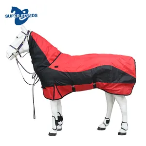 Manta impermeable de poliéster polar 600D Para Caballo, transpirable y lista para el invierno con relleno de algodón Oxford Shell