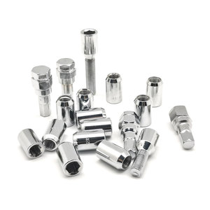 Kinda-jeu <span class=keywords><strong>de</strong></span> boulons <span class=keywords><strong>de</strong></span> siège <span class=keywords><strong>de</strong></span> <span class=keywords><strong>direction</strong></span> antivol, 4 + 2 chromés, d'origine, usine, ensemble - Product Image 3