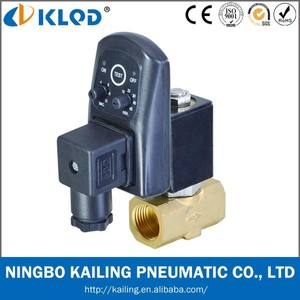 Van xả nước ngưng tụ tự động hẹn giờ điện tử 1/2 inch cho máy nén khí, KLPT - Product Image 2