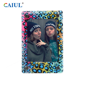 Ingrosso <span class=keywords><strong>3</strong></span> pollici Instax porta foto istantanea acrilico metallo metallo ferro magnete cornici per foto per lo stoccaggio - Product Image 3