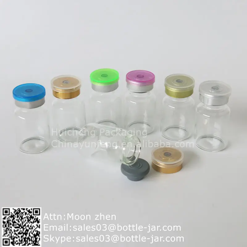 Commercio all'ingrosso 10 ml di vetro tubolare farmaceutica fiale per iniezione di liquido con tappo a strappo