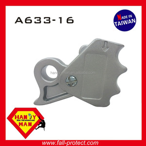 A633-16 Industrial Fall Protection Aluminum With Eye 16mm Synthetic Rope Grab - Product Image 2