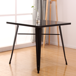 <span class=keywords><strong>Table</strong></span> <span class=keywords><strong>carrée</strong></span> en <span class=keywords><strong>fonte</strong></span> et métal style industriel moderne, pour café, <span class=keywords><strong>bistrot</strong></span>, vente en gros - Product Image 2