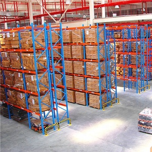 Étagères industrielles à 2-10 niveaux, capacité de 1000 kg à 4000 kg/niveau, utilisation pour palettes, protection contre la corrosion, acier de haute qualité, ISO9001 CE - Product Image 1
