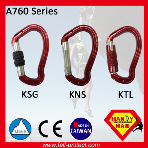คาราไบเนอร์ปีนเขาแบบ Twist Lock 25KN ทำจากอะลูมิเนียม - Product Image 5