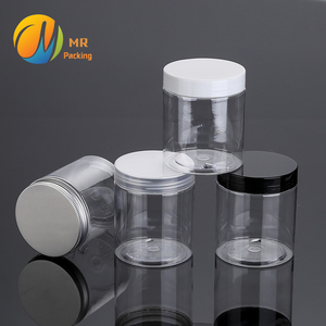 Bán Buôn 250Ml Trong Suốt Slime <span class=keywords><strong>Container</strong></span> Kem <span class=keywords><strong>Jar</strong></span> Nhựa <span class=keywords><strong>Jar</strong></span> Với Đen Vít <span class=keywords><strong>Cap</strong></span> Cho Chăm Sóc Da Kem Bao Bì - Product Image 5