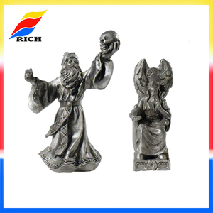 OEM Hot Selling Custom High Quality Decorative Gift <strong>Pewter</strong> Figurine <strong>Statue</strong>