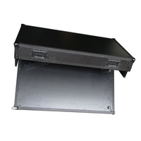 Table pliante portable KKMark 2019, style Z, support DJ, flight case avec roues et poignées